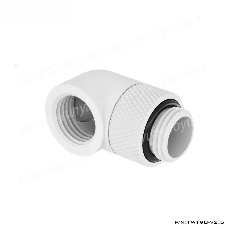

Split Water-cooled G1/4 Inch Black/silver/white/gold 90 Degree Rotating Adapter Elbow