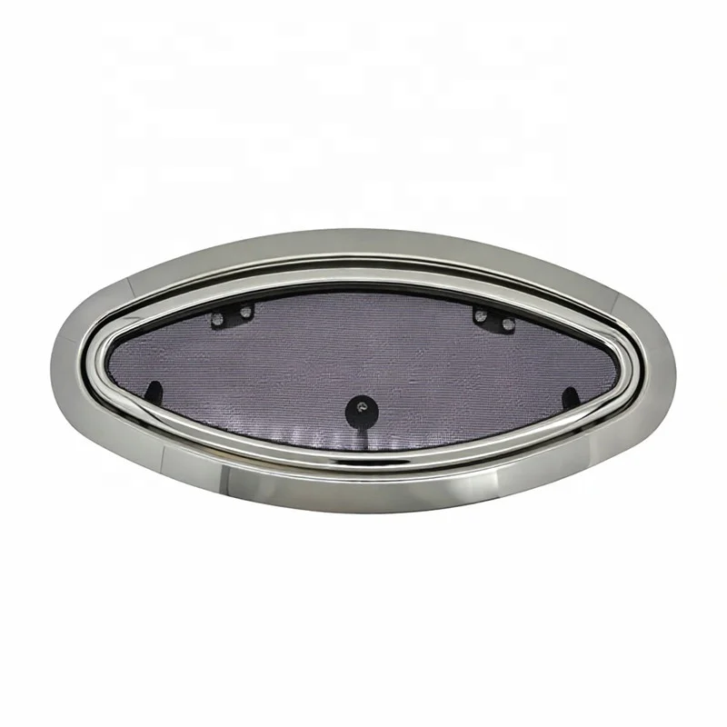 Stainless Steel 316 Eye Shaped Boat Window Opening Portlight with Mosquito Screen for Yacht RVs