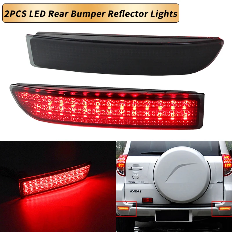 LED Rear bumper reflector light tail brake stop light rear fog lamp For Toyota Avensis Alphard Estima RAV4 Gaia PREVIA IPSUM