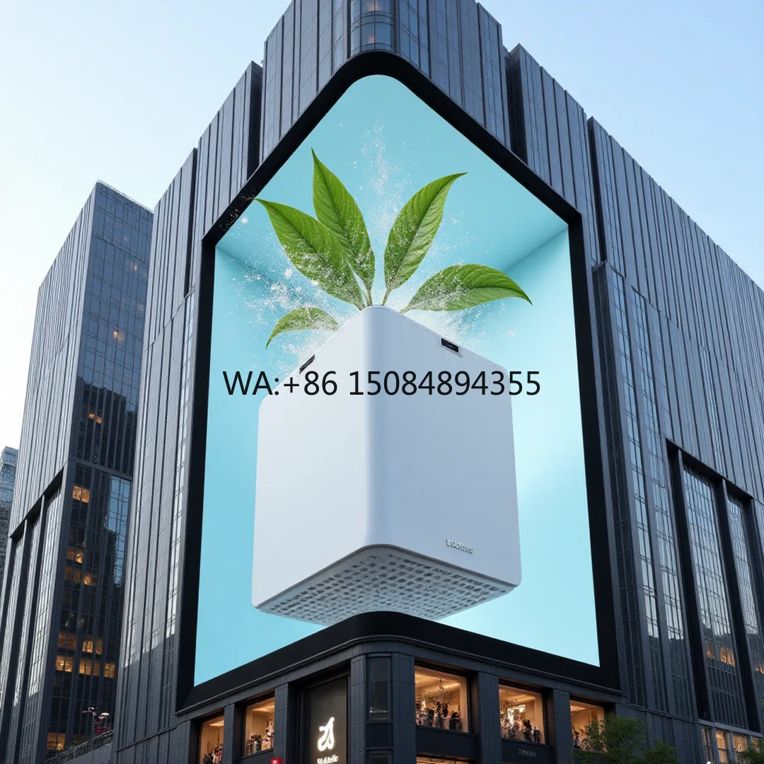 

Outdoor Fixed Custom Full Color LED Panels P3mm Wall-Mounted IP65 Waterproof 5000cd Brightness Sunlight Readable 160 Display