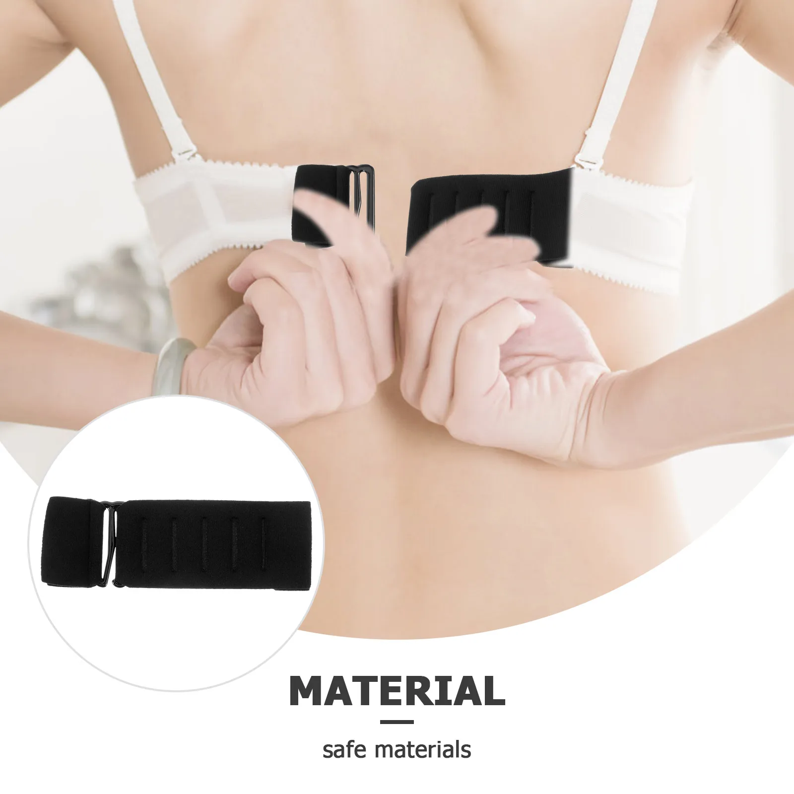 

2Pcs Sports Adjustable Straps Comfortable Extender Hooks Replacement Back Extensions Sports Bra Strap Extender Elastic Bra