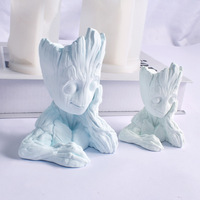 3D Big Tree Candle Silicone Mold DIY Handmade Groot Scented Candles Plaster Model Tool for Creative Home Crafting