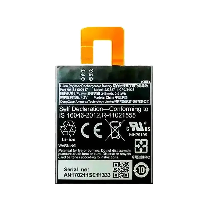 For 3.7V 245Mah Tablet Battery Robust High-Performance
