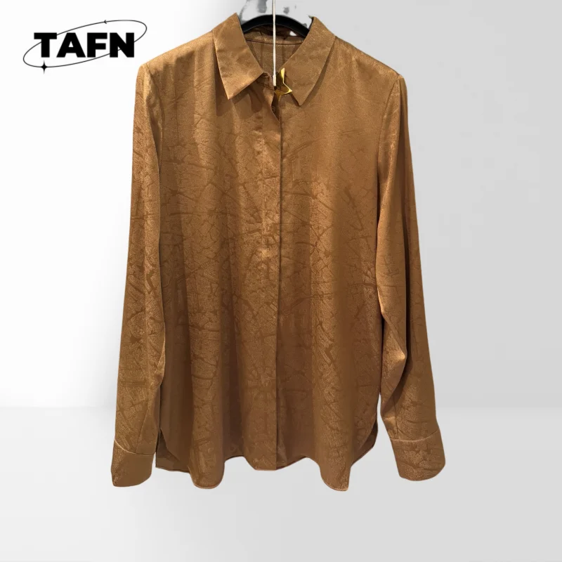 

Women's Checked Shirt Oversized Soft Flannel Blouse Women's Ruffle Collar Shirt Office Long Sleeve Blouse AH10105