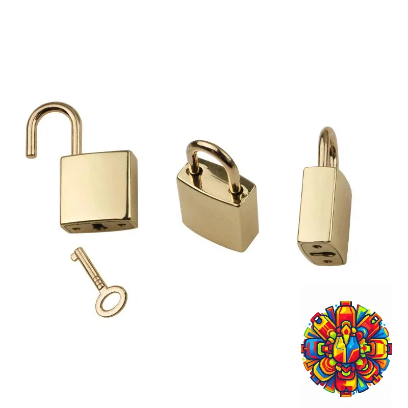 Mini Metal Padlock Anti-Corrosion Small Luggage Key Lock for Gym Locker Travel Baggage Office Drawer Storage Box