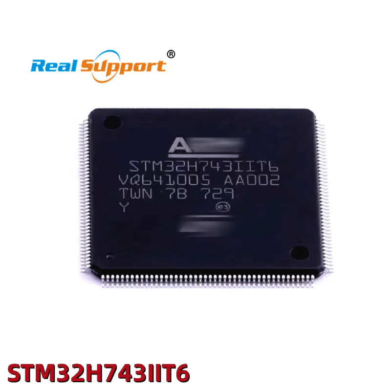 Original STM32 STM32H743IIT6 STM32H743II ARMCortex-M7 STM32H7 Microcontroller IC 32-Bit Single-Core 480MHz 2MB (2M x 8) FLASH