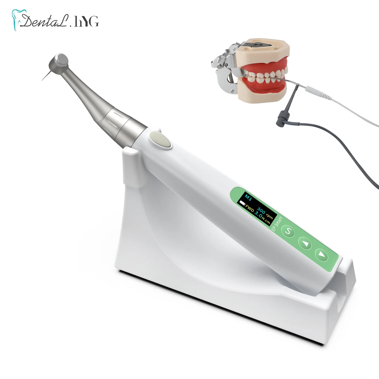 2 In 1 Dental Wireless Endo Motor Built In Apex Locator Root Canal Treatment Reciprocating 360°Adjustable Handpiece EP-Smart