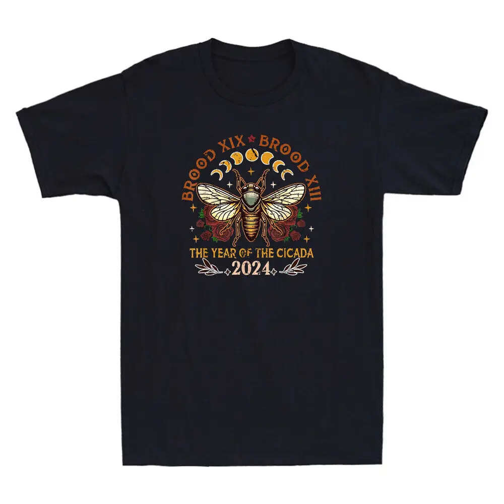 Brood XIX Brood XIII Year Of The Cicada 2024 Funny Cicada Lover Gift Men T-Shirt