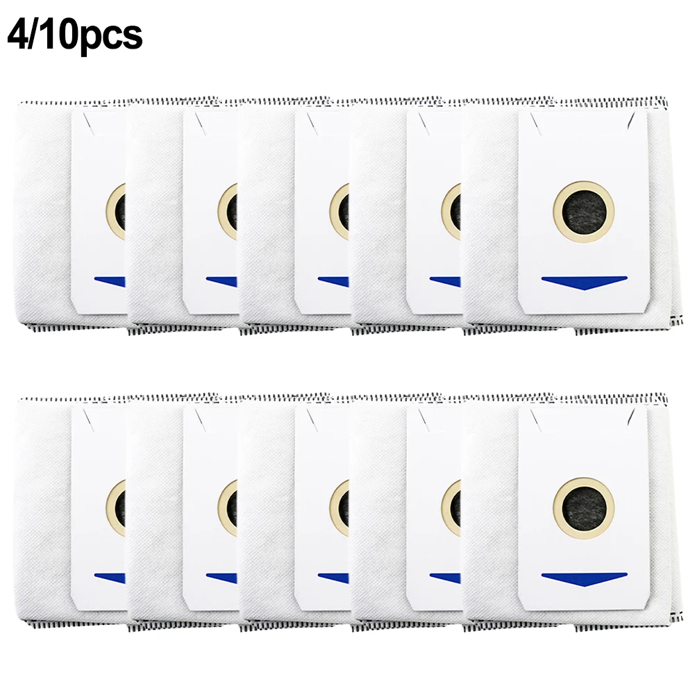 4/10pcs Dust Bag Replacement Fit For Deebot T30 PRO For Omni / T30 Max / T30 / DDX14 Robot Vacuum Cleaner Accessory