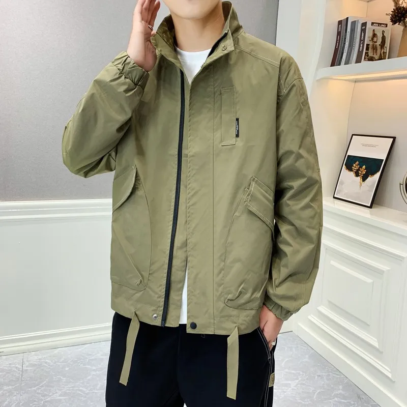 

Autumn Military Outdoor Men Bomber Jackets Cargo Zippers Tactical Outwears Fashion Pilot Jacket Casual Baseball Wear Clothing