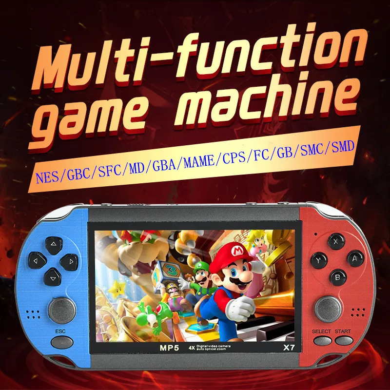 Nintendo X7 Handheld Game Console 4.3 Inch Handheld High Definition Screen