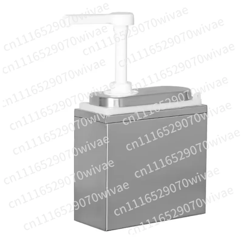 Double Head Stainless Steel and PP Material Condiment Sauce Pump Dispenser Plastic Sauce Dispenser