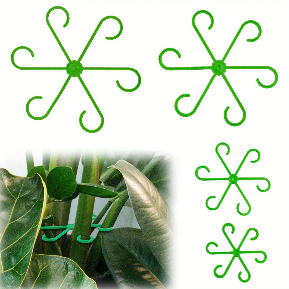 

4PCS Reusable Plant Stem Folding Frame Garden Tools No Stake Trellis Plant Stem Support Support Branches Stem Organizer