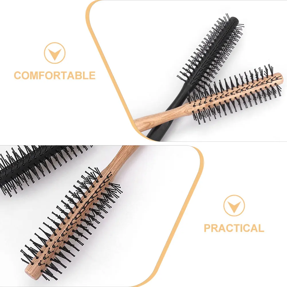 

Круглая щетка для волос, сушка феном, мягкая маленькая щетина, распутыватель для мини-склой завивки волос