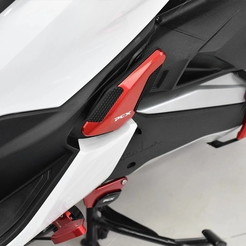 

Applicable To PCX160 Modified Rear Pedal PCX125 Accessories Non-slip Rear Pedal, Aluminum Alloy Left and Right Pedal