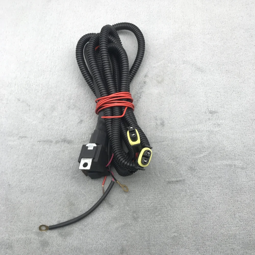For VW New Polo Golf Jetta MK5 MK6 Skoda Octavia Fog Light Lamp Wires Harness Cable With Fuse Car Accessories - view 4