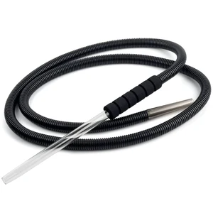 Lomint Hookah Hogarh mangueras mango de vidrio punta de la boca tubería de vidrio para humo shisha lounge chicha accesorios de alta calidad 12 Mejor tubería de aceite de vidrio de ventas - №2