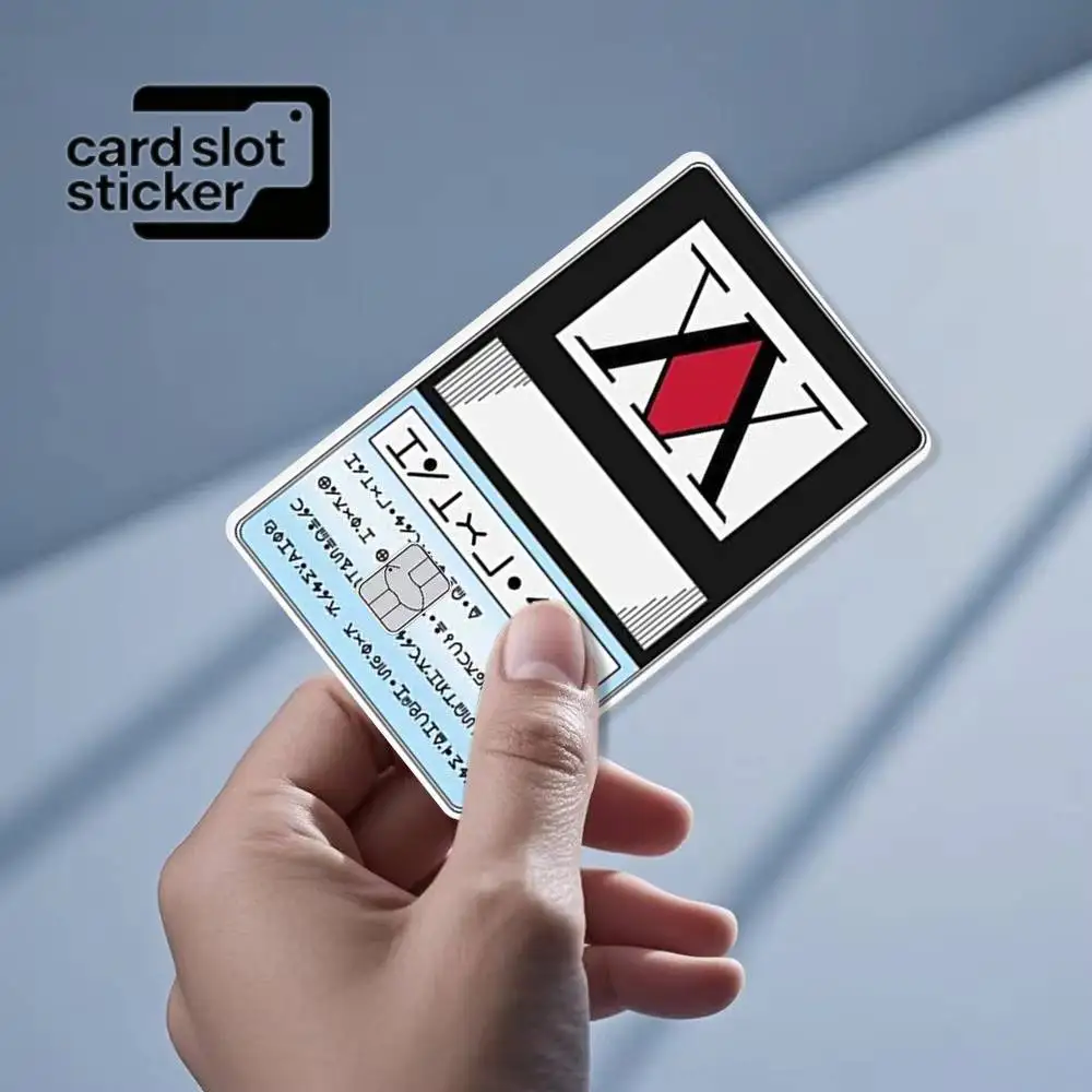 Hunter Association Credit Card HD Stickers Game Card Decal Small Chip Waterproof Sticker