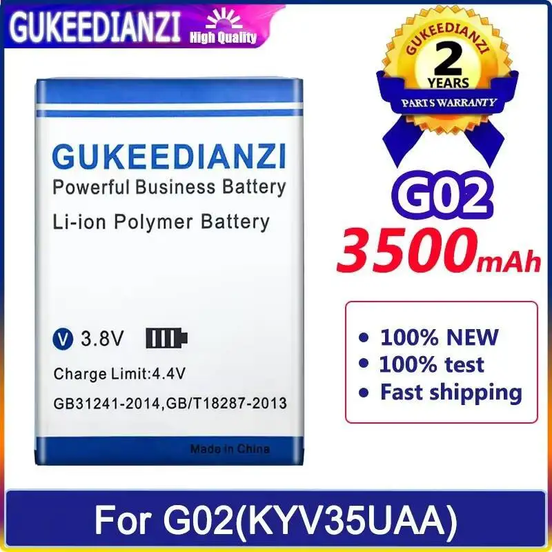 

G02 KYV35UAA 3500 мАч аккумулятор мобильного телефона прочный для Kyocera долговечный