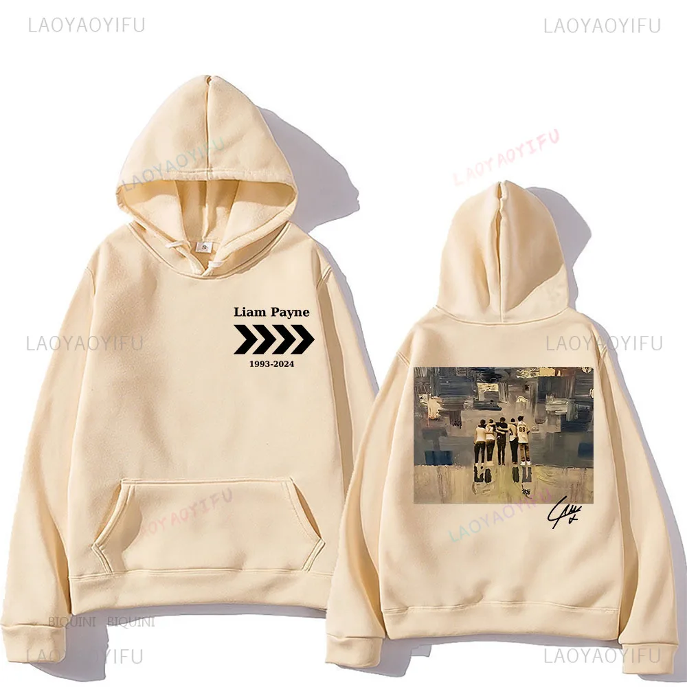 Liam Payne Choose Retro Hooded for Autumn/Winter Warmth Comfortable Sweatshirt Casual Fashion Clothing Harajuku Hip Hop Hoody