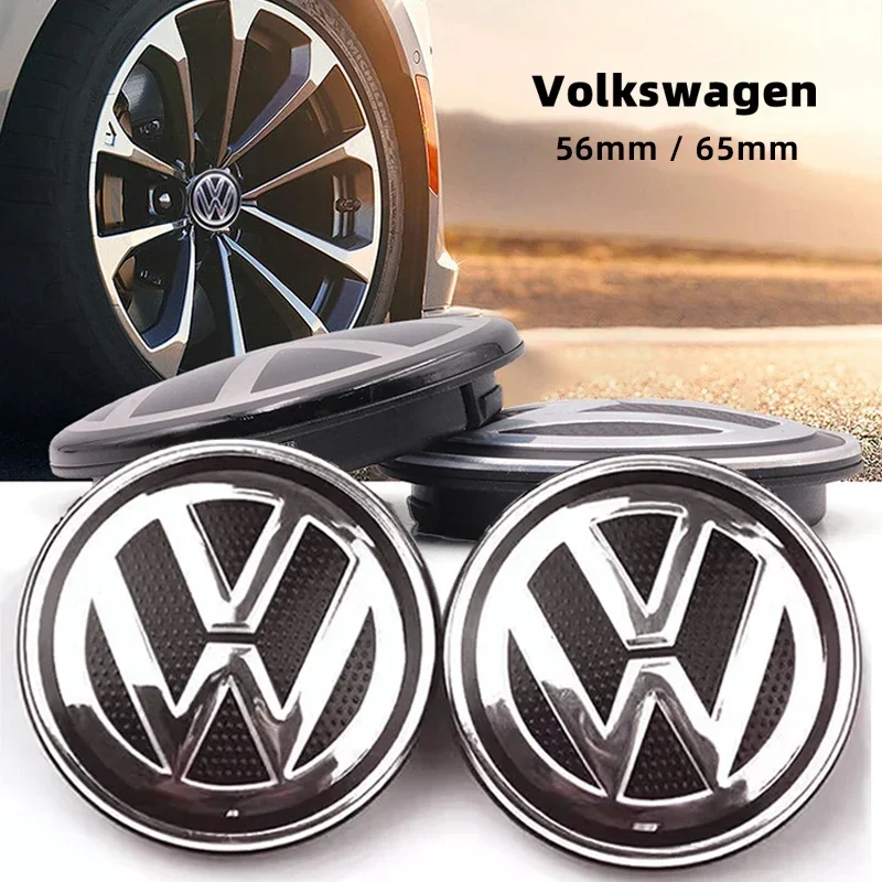 

Комплект из 4 колпачков для центра диска Volkswagen, аксессуары для колесных дисков VW GTI Polo Golf Passat Tiguan Arteon Touareg Taigo Caddy Jetta