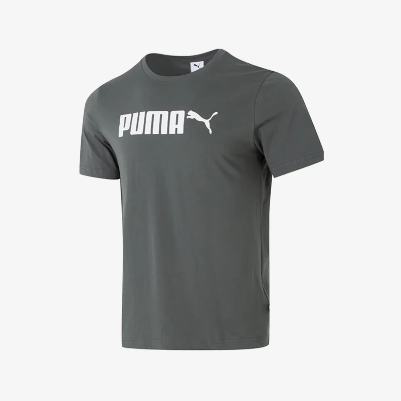 

Puma genuine Summer Men's Knitted Round Neck Fitness Hoodie Short Sleeve T-shirt 691338-86