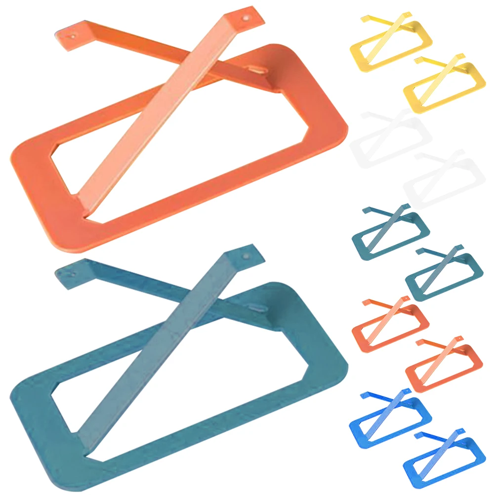 

12pcs Tissue Box Elastic Device Brackets Plastic Spring Stretcher for Bathroom Indoor Office Facial Holder Strong Load Bearing