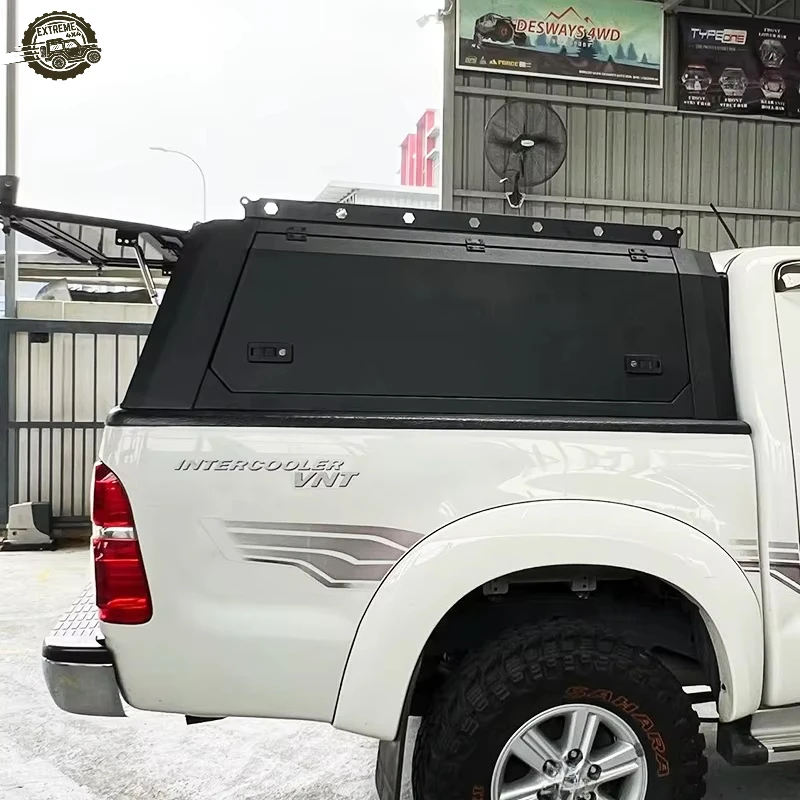 EXTREME Waterproof 4x4 Pickup Truck Canopy Aluminum Hardtop Topper Camping Adventure Canopy for Pickup Tundra Silverado