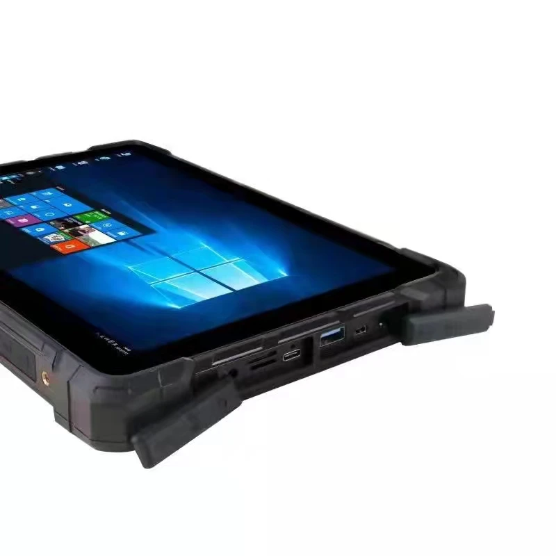Industriële Windows 10 Tablet Pc K7G Vehicle Mount Computer Win10 Vingerafdruk 10 Inch Intel N4120 8Gb Ram 128Gb RJ45 RS232 DB9