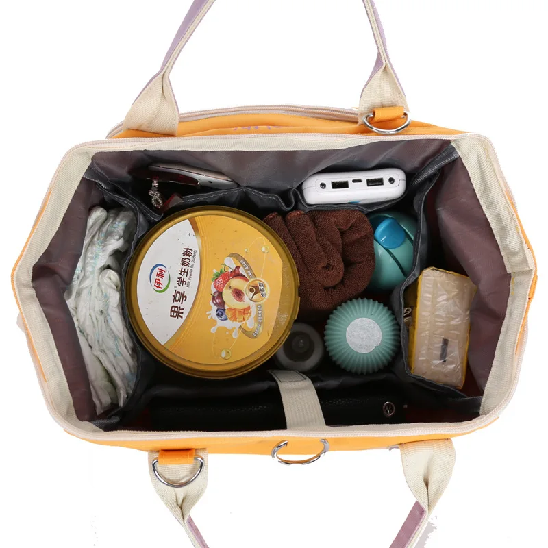 Borsa per pannolini impermeabile zaino-borsa da viaggio per bambini Essentials-multifunzione con fasciatoio cinghie per passeggino custodia per ciuccio