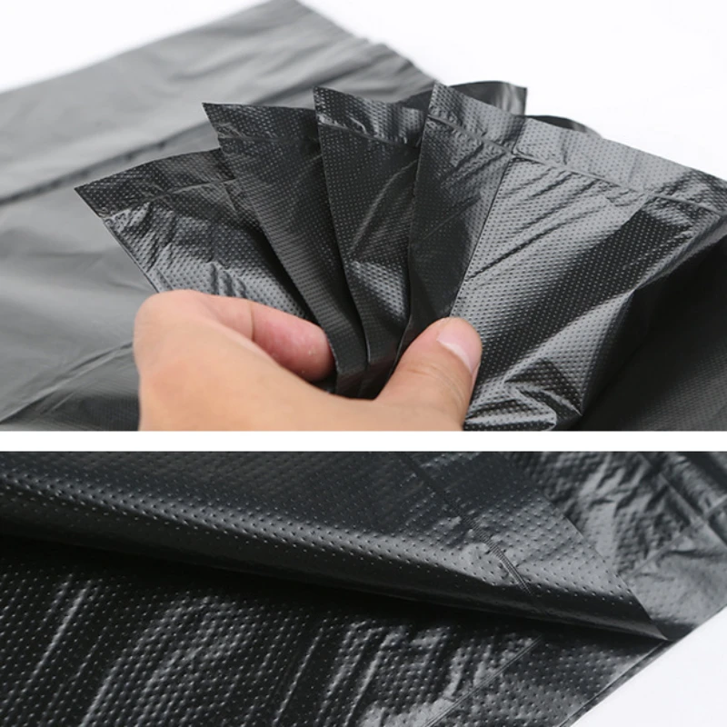 5PCS Large Garbage Bags Outdoor 53 Gallon Extra Large Trash Bags Black Heavy Garbage Bags Thick Heavy Garbage Bag For Outdoor