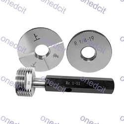 Thread Plug Ring Gauge RC R1/4 R3/8 R1/2 British Standard Taper Pipe Thread Ring Plug Gauge Support Customize GO NOGO