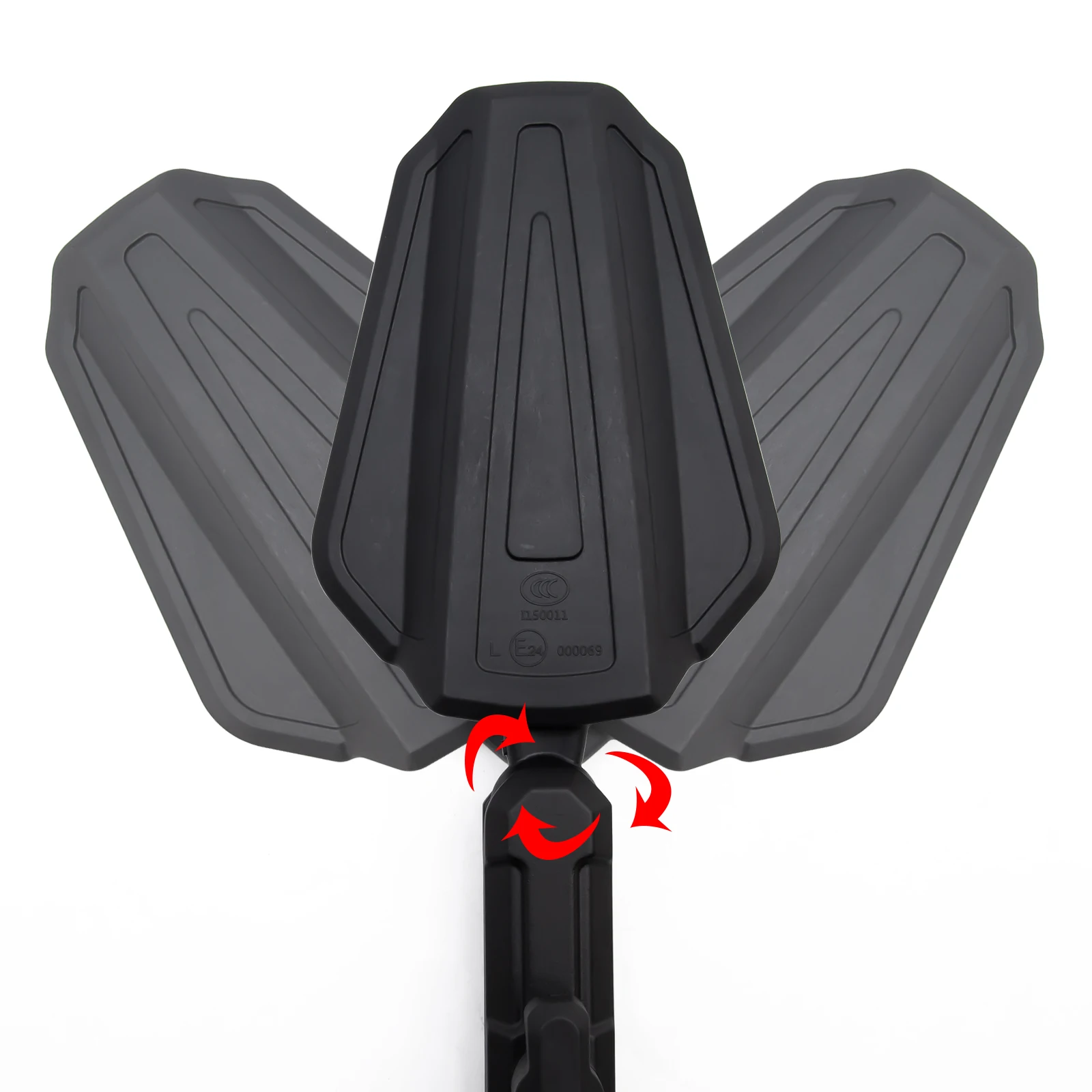 WB1 2 PCS Adventure Cruiser Off-road Motorcycle Modified Rearview Mirror For Bajaj Dominar 250 400 Avenger 220 160 Cruise 220