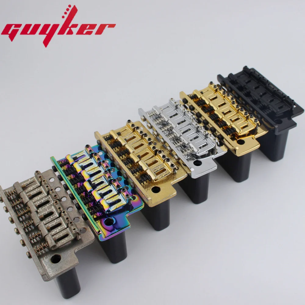 GUYKER Tremolo Bridge Vintage Bent Steel Saddles For ST Electric Guitar Available In Six Colors