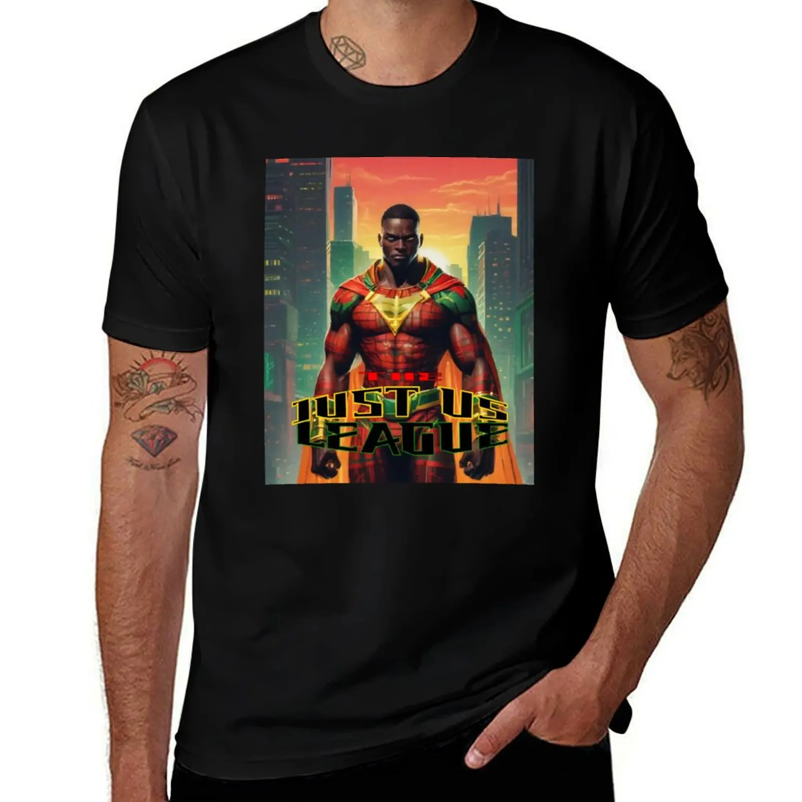 The Just Us League T-Shirt Comfortable Basic Crew Neck Tee