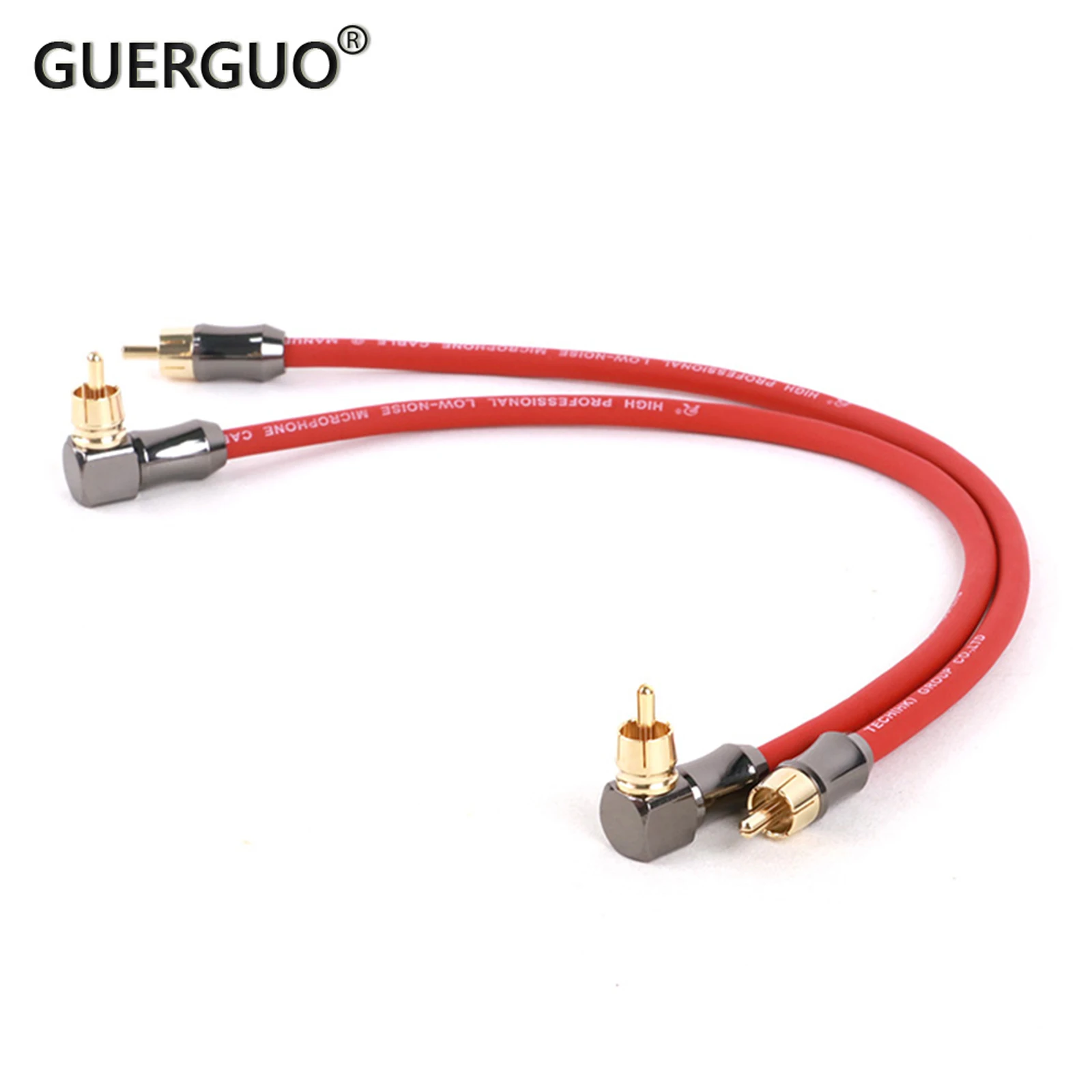 

1 Pair RCA Audio Cable 2 RCA to 2 RCA Interconnect Color Cables HIFI 4N OFC Male to Male for Amplifier DAC TV Car Audio 0.3M-15M