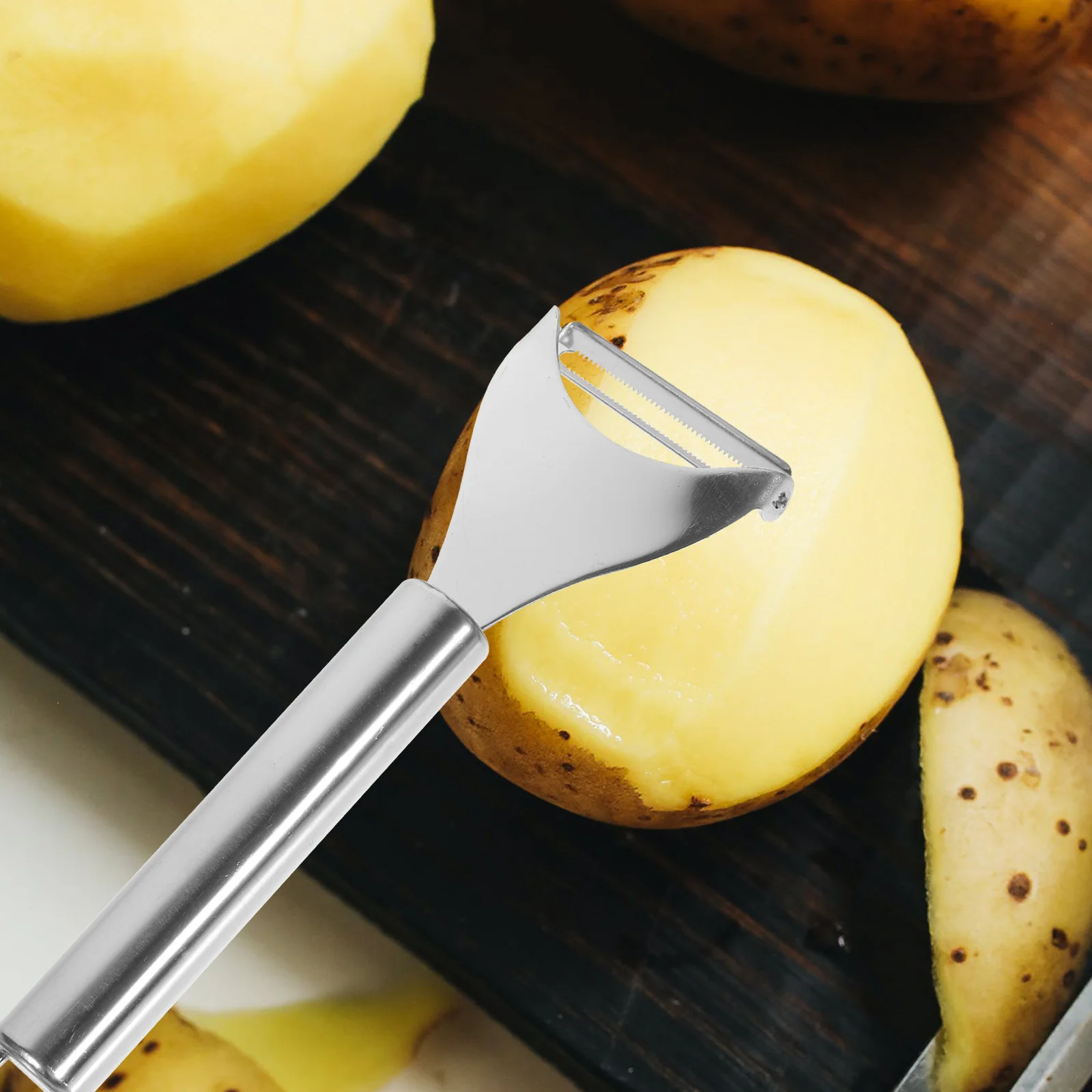 

Stainless Steel Peeler For Vegetables Fruits Potato Carrot Cucumber Multi Functional Kitchen Tool Julienne Blade Rustproof