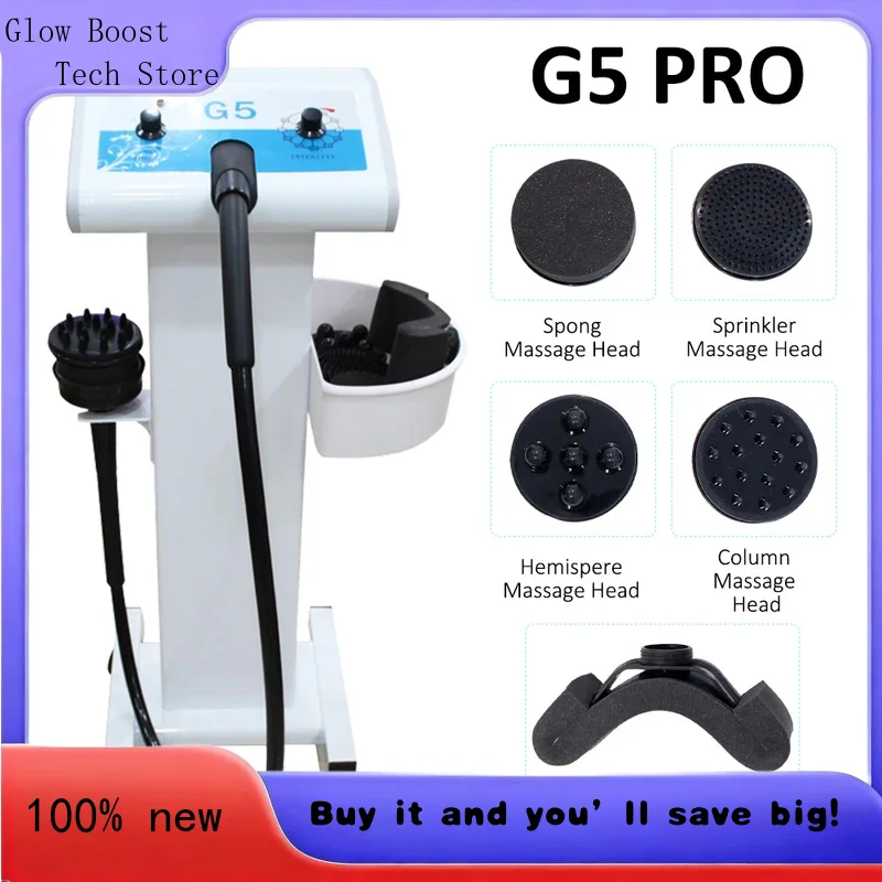 

Glow New G5 Vibration With 5 Heads Body Slimming Weight Loss Cellulite Removal Beauty Salon Muscle Waist