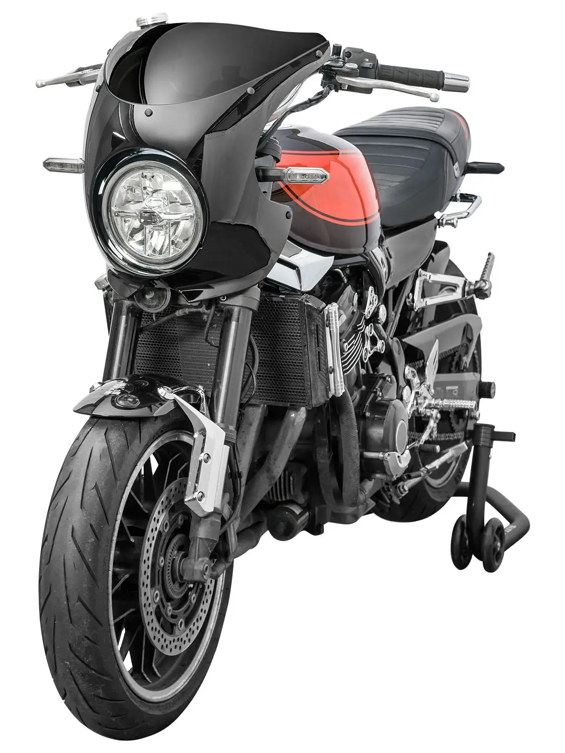 Retro Koplamp Kuip Voorruit Motorfiets Voorruit Universal Fit Voor Kawasaki Z900RS Se 2018-2025 - afbeelding 2