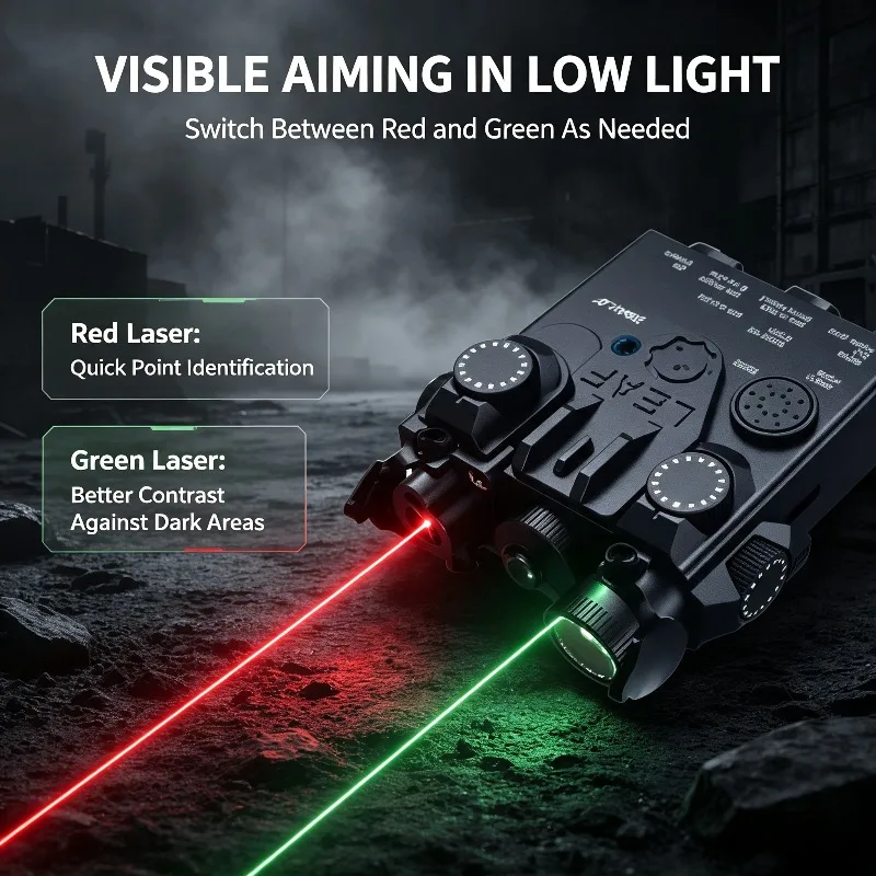 M300 M600 Light Dual Control Matching Components DBAL-A2 Adjustable Red Green Laser Light Box