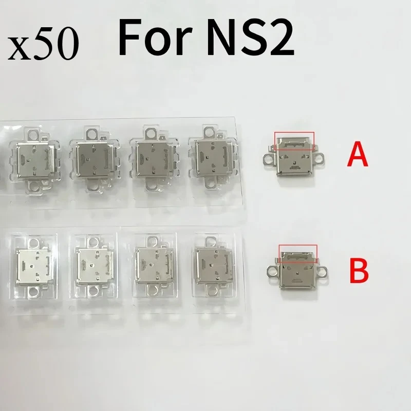 

50pcs Original New NS 2 Power Charging Socket Type-C USB Port for Nintendo Switch 2 NS2 New Game Console