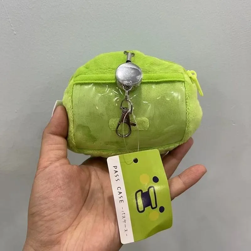 Bonito tamagotchi kuchipatchi titular do cartão transparente chaveiro de pelúcia momametchi foto cartão caso moeda bolsa armazenamento presentes protetores
