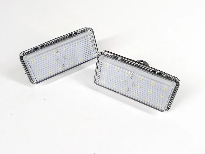 For Toyota Land Cruiser Prado 100 120 200 Ultra Bright Led License Plate Lamp Light No OBC Error Car Accessories