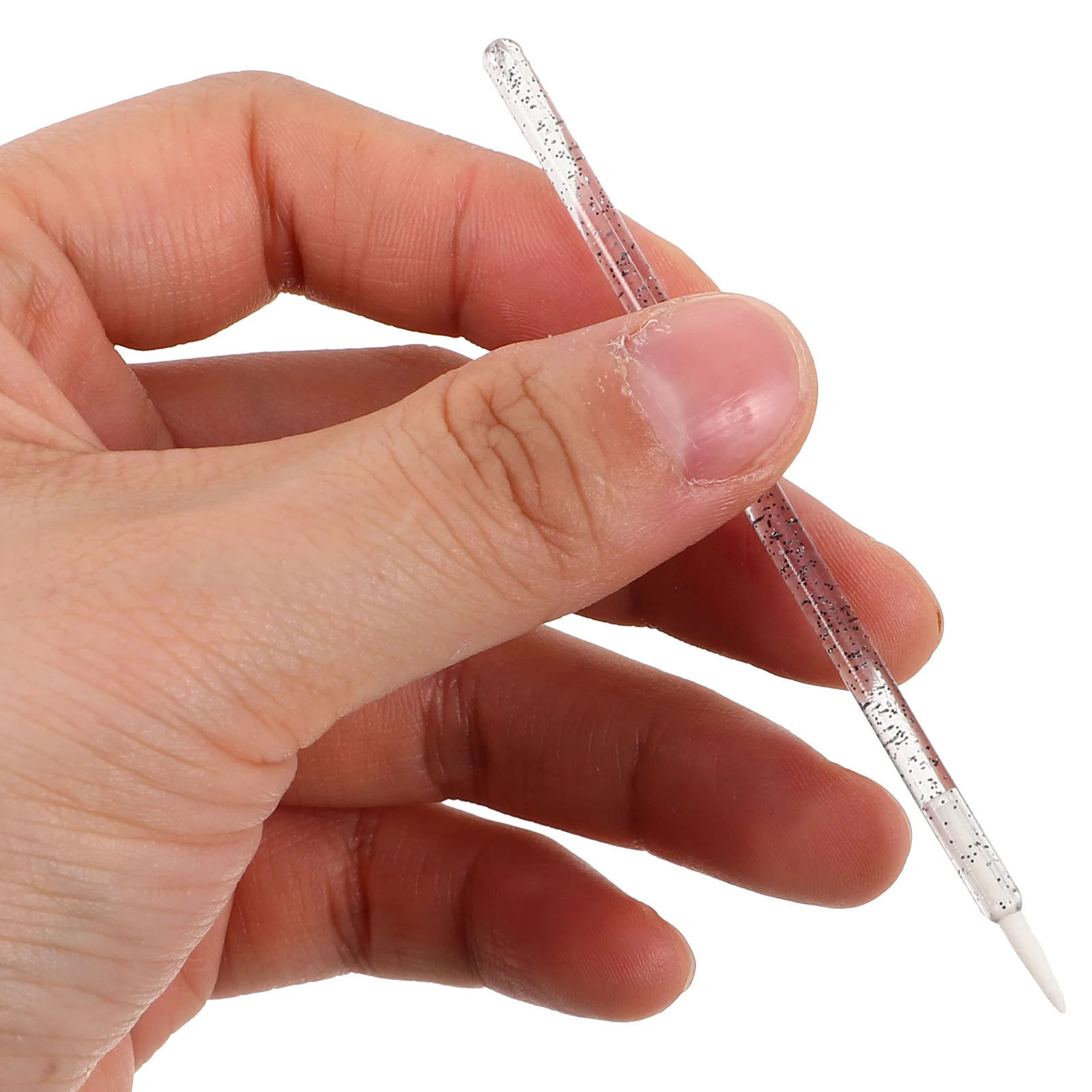 Set di pennelli per eyeliner in nylon per applicazioni precise Trucco per occhi Fodere per labbra Dettagli ombretti Punte morbide Design ergonomico