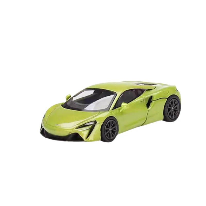 MINIGT 1:64 McLaren #496 alloy car model free shipping, boys' toys, adult collectibles, children's holiday birthday gifts