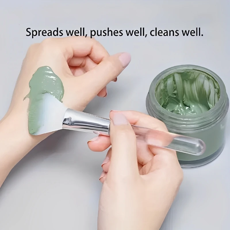 4/1 Uds cepillo de máscara de silicona aplicador de máscara de barro Facial cepillo aplicador de humectante herramienta para máscaras de arcilla Facial herramienta de cuidado de la piel DIY