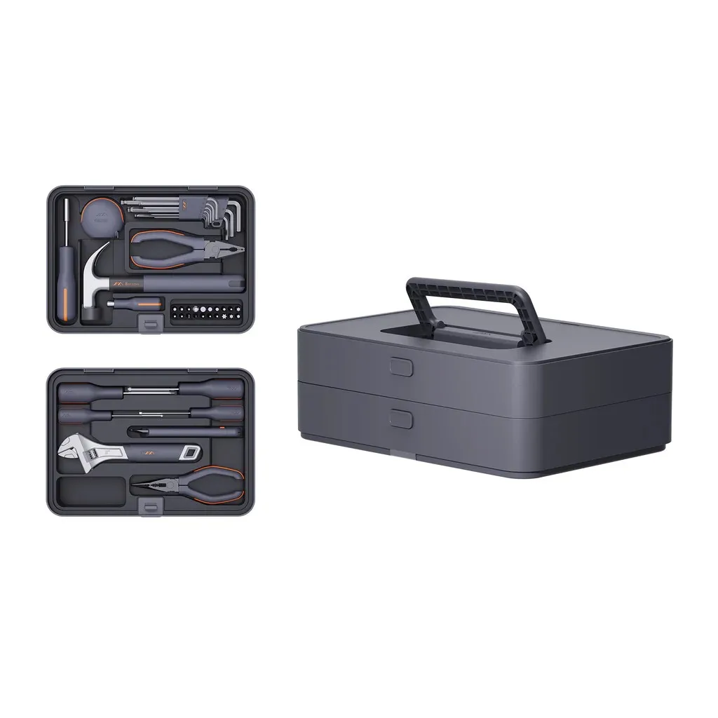 X4-ABCD Customizable Combination Hand Tools Set 1-Year Warranty Hard Case for Household Repair DIY Installation OEM