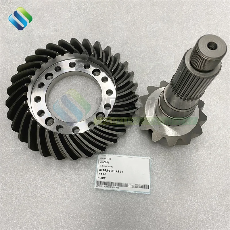 ZX130W ZX180W Construction Machinery Parts Gear Bevel Assy 0880001