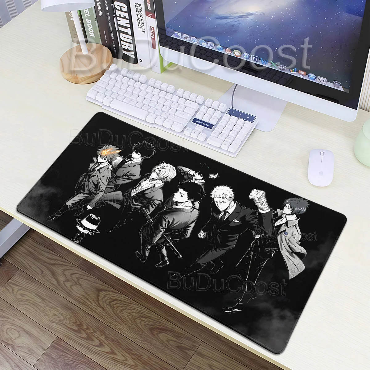 Katekyo Hitman Reborn Computer Mouse Pad Gamer Rubber Mat Diy Deskpad Setup Gamer Accessories Non-slip Table Pads Pc Gaming Mice