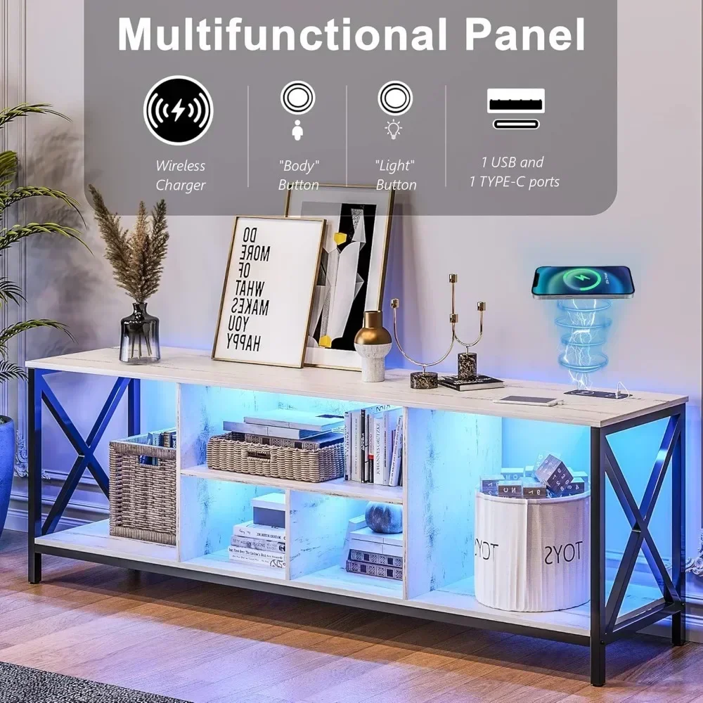 75 Inch Tv Stand Wi…